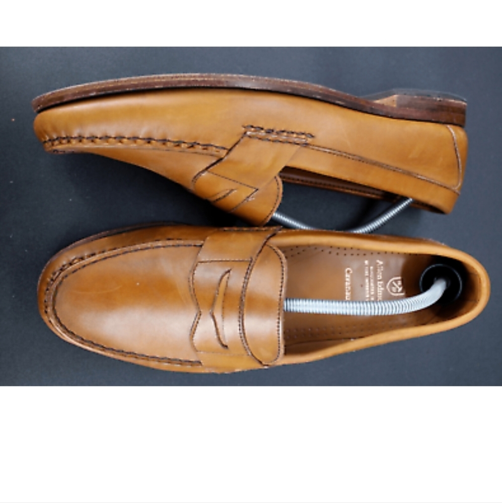 Allen Edmonds Cavanaugh Oxblood Men Leather Loafers Shoes 12 E